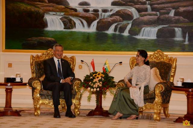  စင္ကာပူဝန္ႀကီးခ်ဳပ္အား Lipton Tea ႏွင့္ ဧည့္ခံသည္ကို အဆင့္နိမ့္သည္ဟု ဦးေအးေနဝင္းက ေဒၚေအာင္ဆန္းစုၾကည္ကို ေဝဖန္